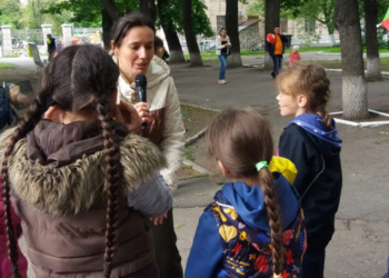 За допомогою гри діти в Переяславі дізналися, що великі зміни починаються з маленьких кроків