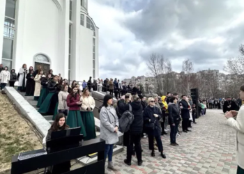 Студентський хор взяв участь в урочистостях із нагоди третьої річниці звільнення Бучі